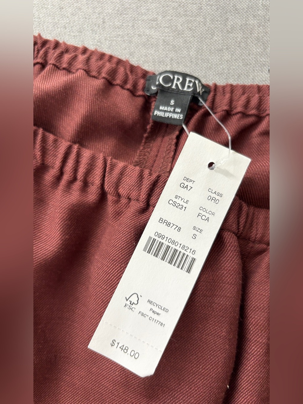 J.Crew Cosmo pant in Gramercy linen blend - Picture 4 of 6